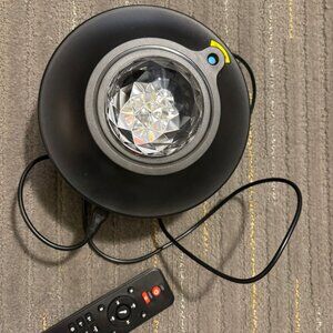 Night Light Projector/ SPEAKER with LED Galaxy Ocean Wave functionality